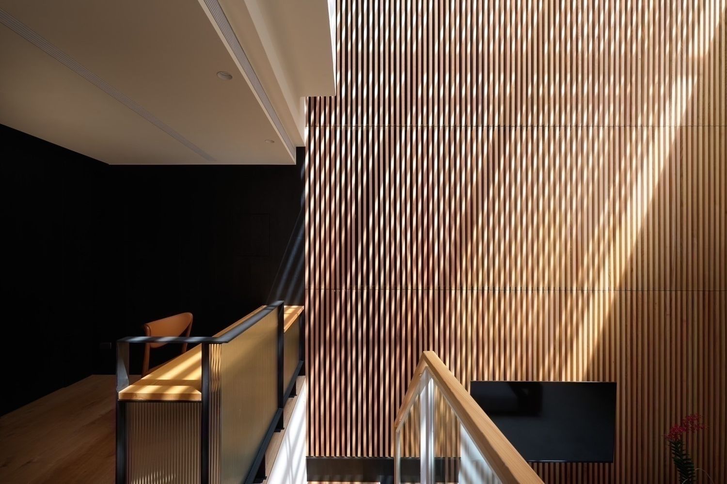 Wooden Grid Shadows